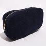 Keymay 2022 New Trendy Product Custom Toiletry Pouch Pink Corduroy Cosmetic Bag