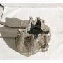 Luxury Lady Designer Bag Diamond Solid Handle Metal Chain Bucket Fashion Tassels Sling Purse for Women  Drawstring Handbag