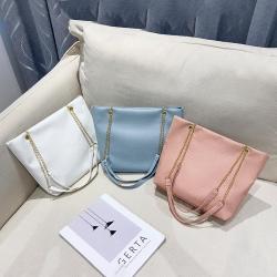 Factory Wholesale Candy Colour Medium Tote Handbag 2024 Ladies Shoulder Bag Korean Large Capacity Ladies Shopping Bag