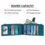 2024 Fashionable Card Holder Anti-theft PU Card Holder Credit Card Storage Bag Leather Wallet