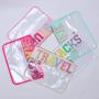 New Trend Hot Sale PVC Zipper Custom Designer Patches Pouch Organizer Cosmetic Pouches For Women