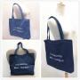 Large Capacity Denim Shoulder Bag Two-Strap Canvas Bag Fashionable Make-Up and Shopping Bag for Students and Mothers