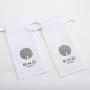 Eco Friendly Reusable Cotton Linen Drawstring Bag Custom Logo Printed Personalized Small Fabric Shopping Bags