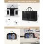 LOVEVOOK New Design Quilted Weekender Overnight Bag Gym Yoga Carry On Travel Duffel Bag With Laptop Compartment for women men