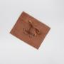 Flexography Custom Logo Printed Beauty Velvet Flap Bag Envelope Gift Perfume Fuax Suede Jewelry Pouch With Bow
