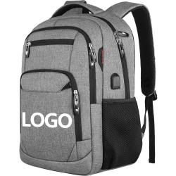 customizable waterproof anti thief back bag bagpack with usb carry on rucksack smart laptop backpacks mochilas
