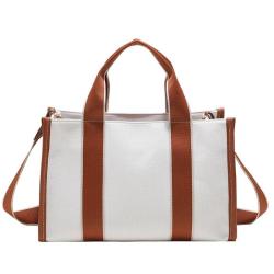 ZR873 New Trend Canvas Bag Ladies Fashion Shoulder Handbag Large Capacity Women's Single Shoulder Bag Female Luxury Tote Bags