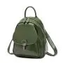 2024 Custom Logo Oiled Waxed Genuine Leather Backpack Bag For Women Fashion Purse