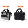 Adult Fitness Lunch Box Insulated Lunch Bag Large Cooler Tote Bag for Men Women Double Deck Cooler Bag