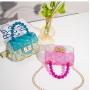 Low Price Luxury Colorful Pvc Red Crossbody Ladies Small Mini Women Handbags Shoulder Kid Jelly Coin Purses