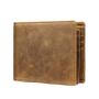 ZX078 Short Wallet Purse Card Holder Wallets Genuine Cow Leather Money Clip Business Men Wallet with Coin Bag For Men