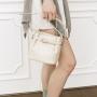 2024 High quality Oil PU Soft Leather Bucket Bag Ladies Handbag One-Shoulder Sling Ladies Crossbody Women's Shoulder Bag