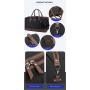 Low MOQ Custom Canvas Travel Bags Large Capacity Vantage Leather Carry On Luggage Bags Men Duffel Travel Tote Weekend Bag