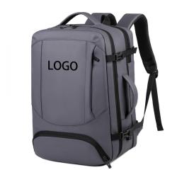Custom Large Capacity 17.3 Inch Expandable Multi-functional Business Laptop Backpack with Shoe Pocket