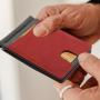 Design leather money clips wallet holder smart men bifold wallet mens leather money clip wallet