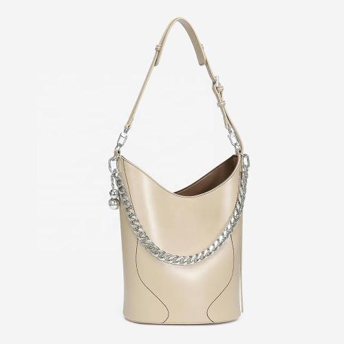 2024 Warehouse Hot Selling Women Basket Tote Round Handbag Large Capacity Vintage Shoulder Bag For Ladies