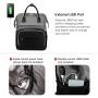 LOVEVOOK Carry on fashion ladies custom logo business office Durable Nylon casual Bookbag USB women's stylish laptop backpack