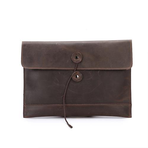 Ultra Slim Leather Notebook Sleeve Bag Pouch Genuine Leather Laptop Case Cover For Macbook