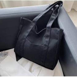 ZWY241 Customizable logo Fashion Handbag Canvas Bag Women Eco-friendly Recyclable Shopping Bag Daily Travel Work Crossbody Bag