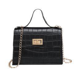 Crocodile Pattern Handbag 2024 Small Shoulder Crossbody Bag Women's Wholesale Ladies Hand Bags Versatile Small Square Bag