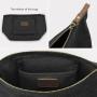 Gelory Professional China Supplier Durable Canvas Large Makeup Bag Pouch Purse Cosmetic Organizer for Women