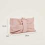 New Design Luxury Satin Pink Bow Party Ladies Dinner Bags Clutch Purse Handmade Elegant Custom Womens Clutch Bag Evening Bags