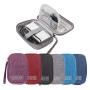 SN043 Multifunctional Mini Mobile Power Storage Bag Portable Polyester Earphone Bag Electronic Accessories Case