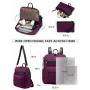 LOVEVOOK Factory Wholesale High Quality 2pc 14 in Casual Nylon Back Bags Women Fashion Cute Waterproof Backpack Purse for Girls