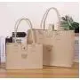 ZF311 New Custom-made Felt Bag Cartoon Storage Bag Bear Handbag Multi-purpose Shopping Portable Felt Bag