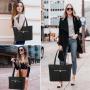 LOVEVOOK 2pc Fashion Quilted Work Laptop Tote Bag Stylish Travel business College handbag set Briefcase 15.6 in Women Laptop Bag