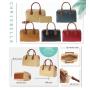 SUSEN CHRISBELLA 2022 Fashion Custom Logo ladies bags leather handbags bags handbag women