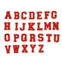 RTS 11 Colors DIY Self -Adhesive A-Z  Colorful Glitter Chenille Patches Chenille Embroidered Letters Adhesive Letter Patches