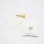Custom Jewelry Bag Mini Brush Canvas Dust Jewelry Pouch Small Luxury Flap Envelope Pouch For Necklace