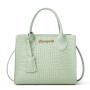 2022 New Style Summer And Autumn Bag New Women's Crocodile Platinum Portable Zero Wallet Personalized Metal Logo Bag