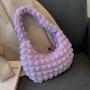 2024 Popular Fashion Simple Temperament Pleated Armpit Bag Women's Shoulder Bag Female Handbag Tote Bag