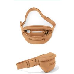 custom multifunctional outdoor running sport soft insulated neoprene fanny pack cross body pouch chest sling waist bag