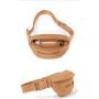 custom multifunctional outdoor running sport soft insulated neoprene fanny pack cross body pouch chest sling waist bag