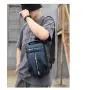 ZF092 New Business Chest Bag Men Fashion Casual Shoulder Messenger Bag Waterproof Nylon Backpack USB Interface