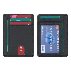 Custom Logo Leather ID Card Credit Card Holders Classic Designer Man Purse Personalized Blank Sublimation Wallet
