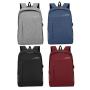 ZR906 Men Laptop Bag Anti Theft USB Computer Cover Backpack Oxford Waterproof Zipper Print Logo Backpack Business Schoolbag