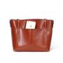OEM ODM Sac A Main De Lux Pour Femm Woman Genuine Leather Handbags Women Tote Shoulder Bags Luxury Purses And Women Ladies 2024