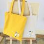 Wholesale Single-Shoulder Canvas Bag for Women Casual Shopping Tote Bag  Student School Bag Custom Logo