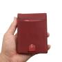 Wholesale pu money clip wallet men's wallet card holder slim pu leather money clips