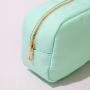 RTS 18 colors Towel Embroidery Patch Logo Small Cosmetic Bags Waterproof Nylon Travel bag