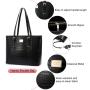 Lovevook 2022 15.6inch 2pcs Large Laptop Purse for Women Cute Computer Handbags Ladies Laptop Tote Bags