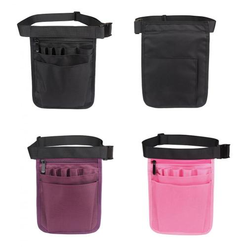 HR469 Portable Tool Bag Nylon Portable Nurse Kit Household Medical Supplies Storage Nurse Bag Adjustable Waistband Pencil Case