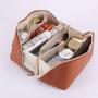 Hot Sale Portable Handheld Toiletries Wholesale Custom Logo Pu Makeup Bag Daily Cosmetic Bags