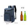 2024 New Thermal Insulation Backpack Outdoor Picnic Backpack Large and Small Beer Ice Bag 24-28L Waterproof PEVA Picnic Bag