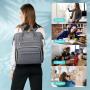 LOVEVOOK 2023 Wholesale 15.6 17 Inch Business Computer Laptop Backpacks Fashion nylon Travel Bags Purses Students School Bookbag