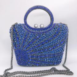 Hot selling Diamond Luxury Bags Gem Bag Magnetic Buckle Banquet Crystal Evening Clutch bag